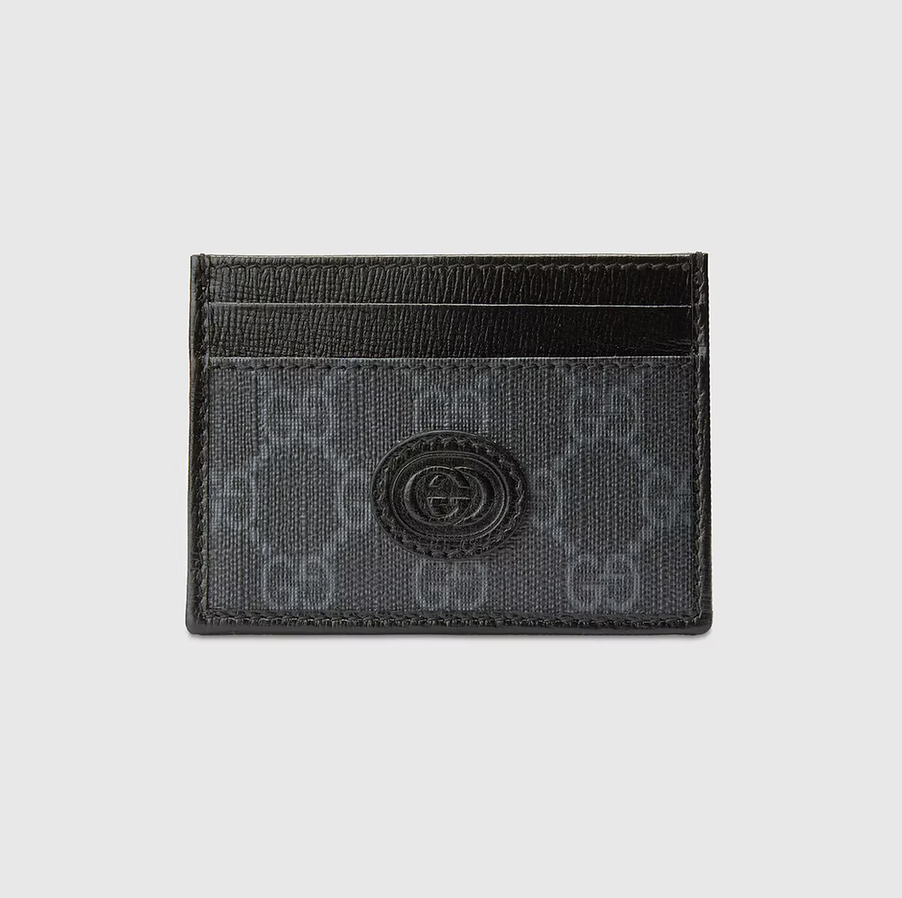 Card case with Interlocking G